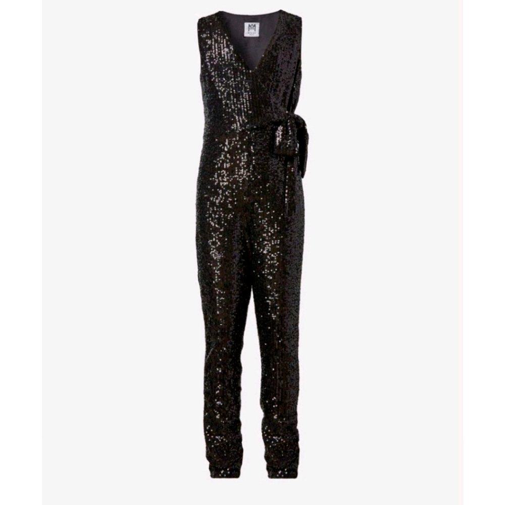 Milly Minis Sequin Tie Blazer Jumpsuit NWT Sz 2/4
